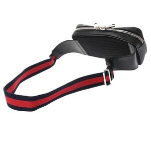 Gucci Bag Belt Supreme Gray Body Black GG Canvas